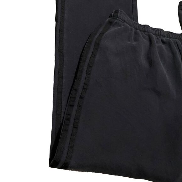 Adidas Black Casual Straight Leg Activewear Lounge Sweatpants - Picture 3 of 7
